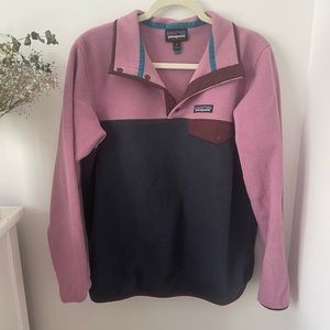 Pink & Navy Patagonia Fleece